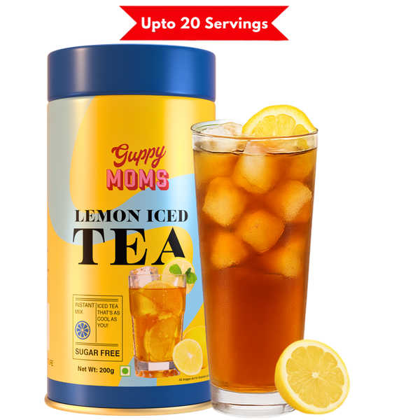 Zesty Lemon Iced Tea (Sugar-Free) | Refreshingly Tangy, Guilt-Free Hydration