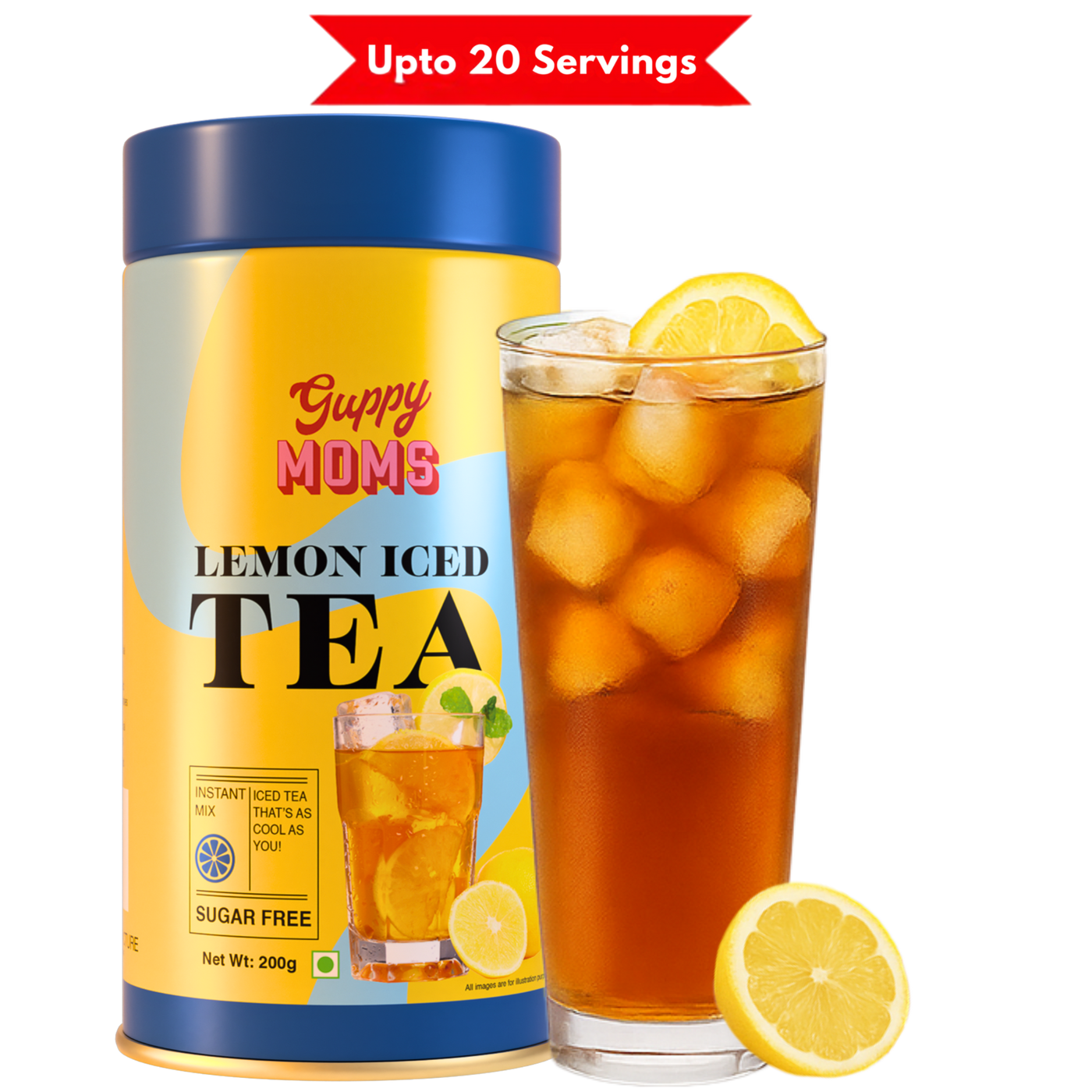 Zesty Lemon Iced Tea (Sugar-Free) | Refreshingly Tangy, Guilt-Free Hydration