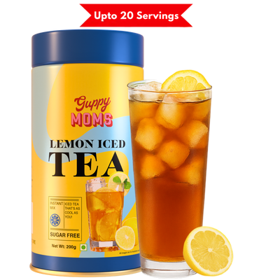 Zesty Lemon Iced Tea (Sugar-Free) | Refreshingly Tangy, Guilt-Free Hydration