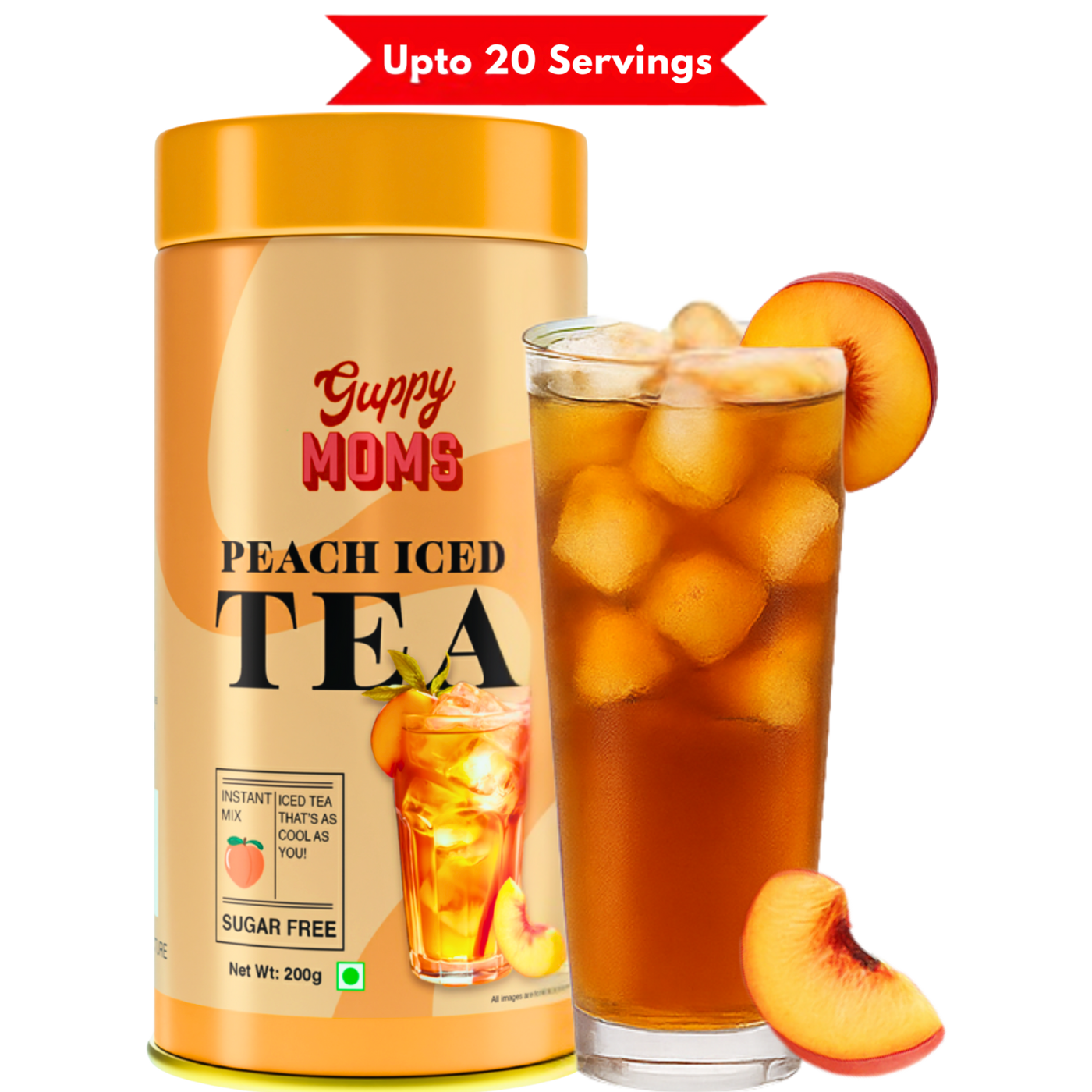 Peach Iced Tea (Sugar-Free) | Lush, Juicy & Highly Refreshing