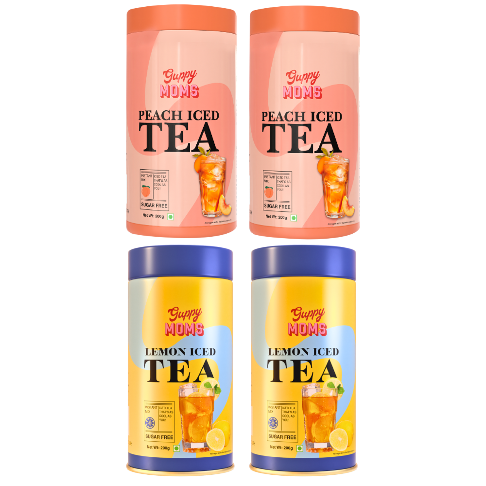 2 Peach 2 Lemon Iced Tea Combo
