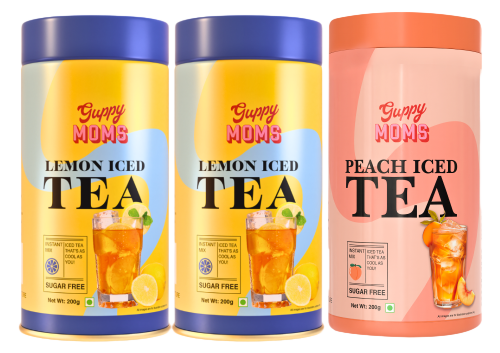 Zesty Lemon Iced Tea (Sugar-Free) | Refreshingly Tangy, Guilt-Free Hydration | 200g