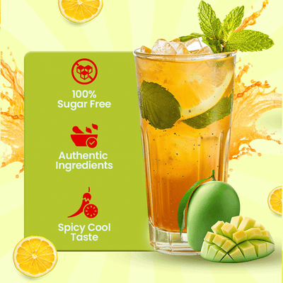 Masala Iced Lemonade (Sugar-Free) | The Spicy, Savory, Party-Perfect Guilt-Free Drink