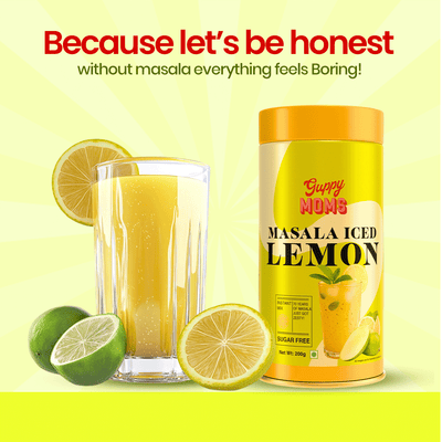 Masala Iced Lemonade (Sugar-Free) | The Spicy, Savory, Party-Perfect Guilt-Free Drink