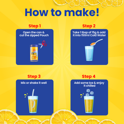 How to make Lemon iced tea