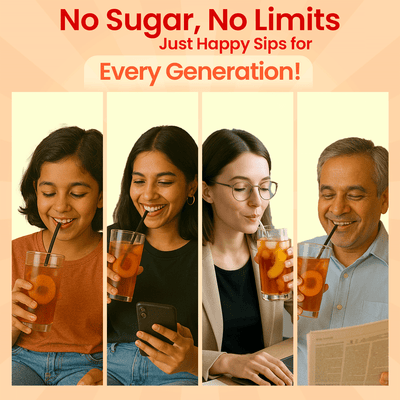 Peach Iced Tea (Sugar-Free) | Lush, Juicy & Highly Refreshing