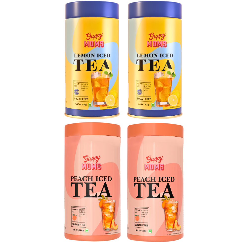 Zesty Lemon Iced Tea (Sugar-Free) | Refreshingly Tangy, Guilt-Free Hydration | 200g