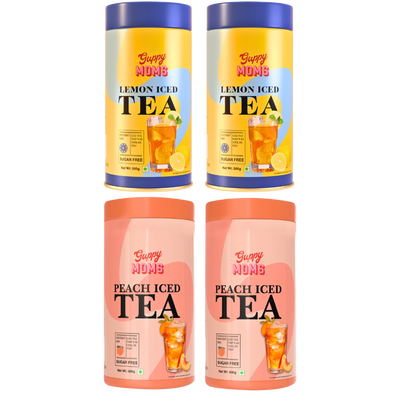 Zesty Lemon Iced Tea (Sugar-Free) | Refreshingly Tangy, Guilt-Free Hydration | 200g