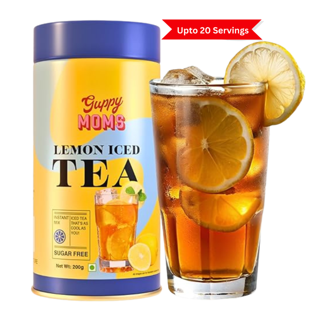 Zesty Lemon Iced Tea (Sugar-Free) | Refreshingly Tangy, Guilt-Free Hydration