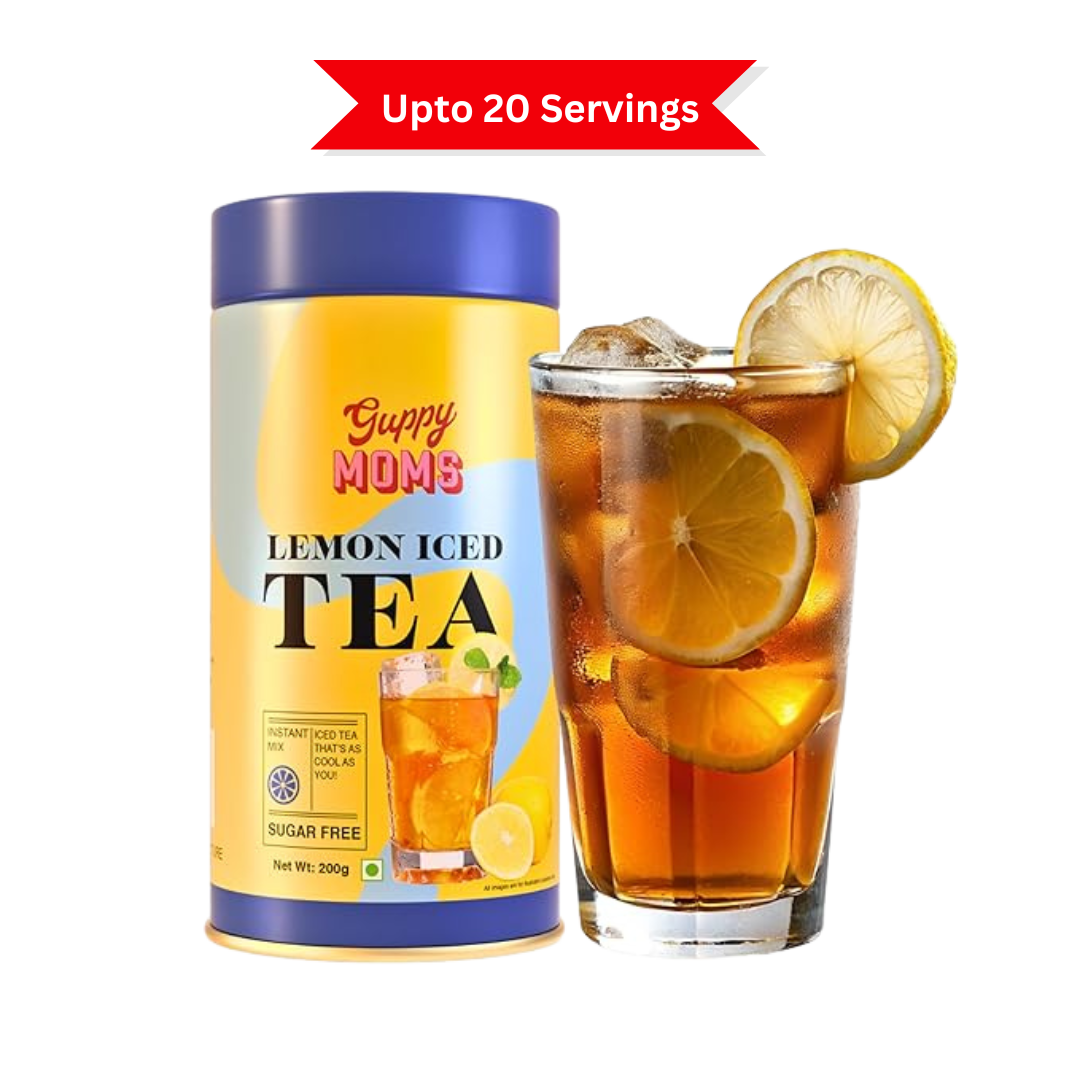 Zesty Lemon Iced Tea (Sugar-Free) | Refreshingly Tangy, Guilt-Free Hydration | 200g