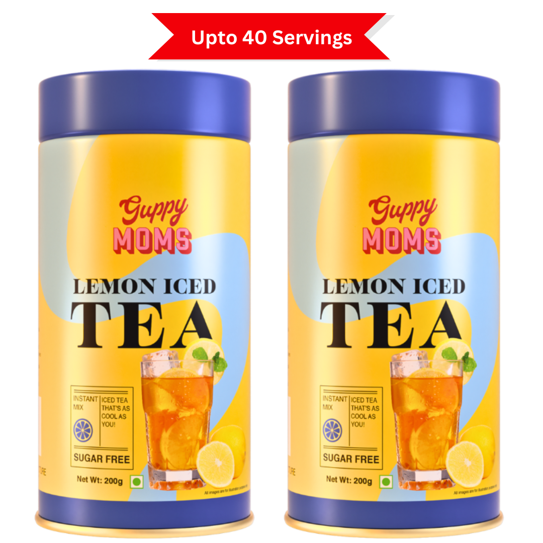 Zesty Lemon Iced Tea (Sugar-Free) | Refreshingly Tangy, Guilt-Free Hydration | 200g