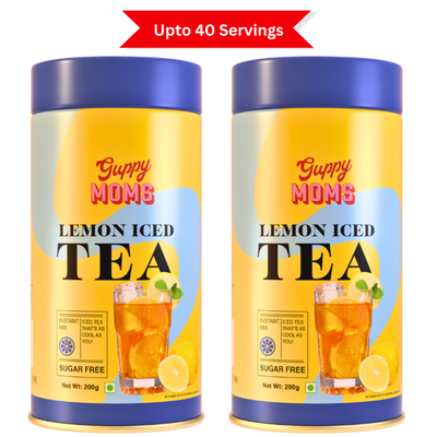 Zesty Lemon Iced Tea (Sugar-Free) | Refreshingly Tangy, Guilt-Free Hydration | 200g