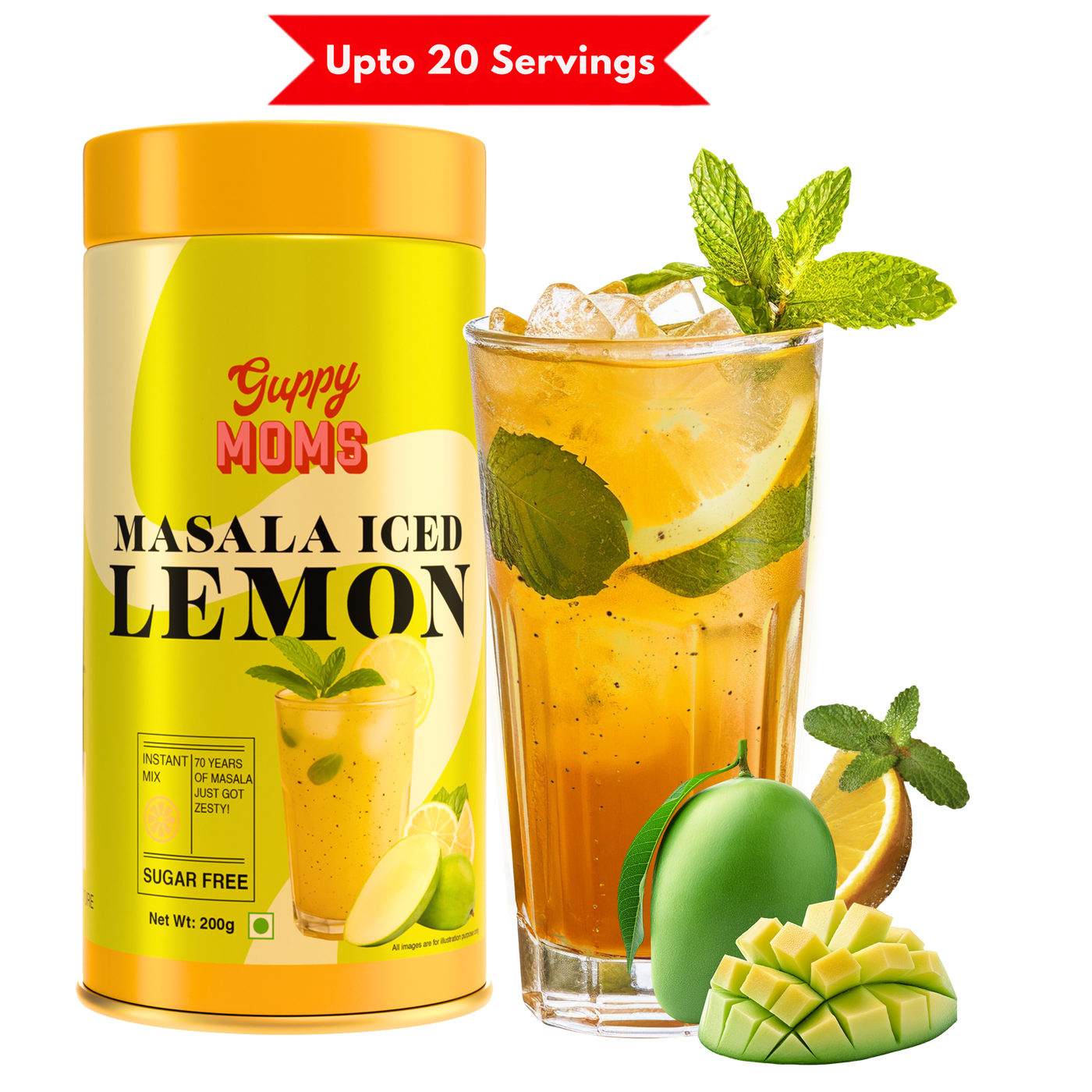 Masala Iced Lemonade (Sugar-Free) | The Spicy, Savory, Party-Perfect Guilt-Free Drink