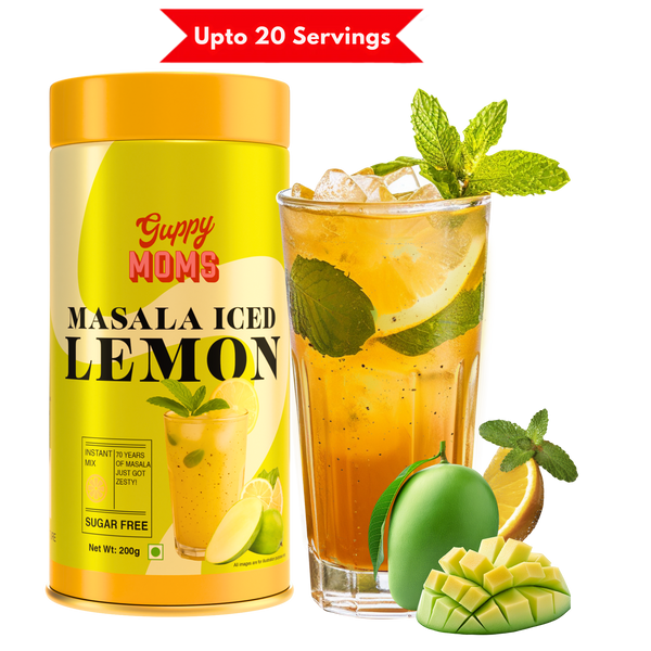Masala Iced Lemonade (Sugar-Free) | The Spicy, Savory, Party-Perfect Guilt-Free Drink