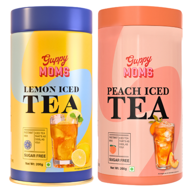 Lemon and Peach Iced Tea Pack of 2