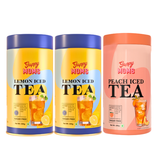 Lemon and Peach Iced Tea Pack of 3