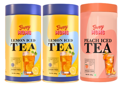 Lemon Peach Iced Tea Combo