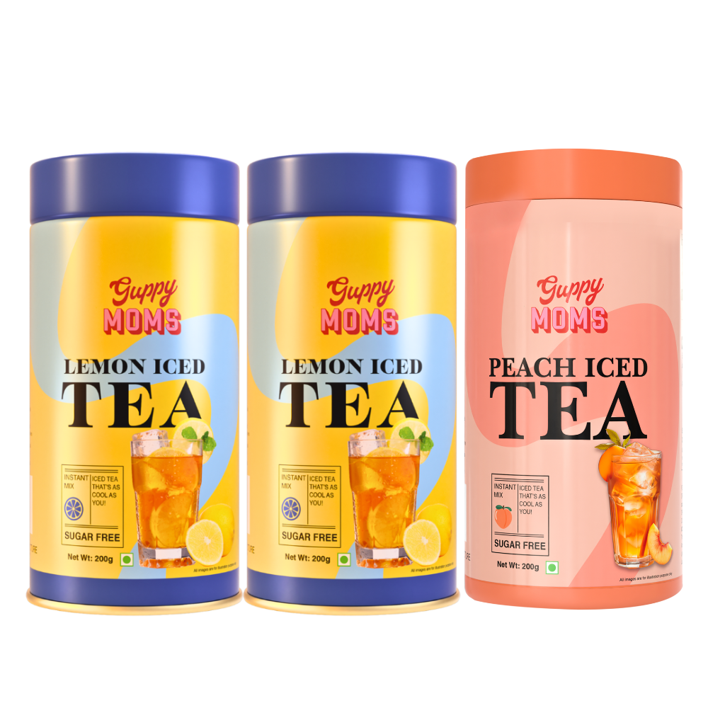 Lemon Peach Iced Tea Combo Pack of 3
