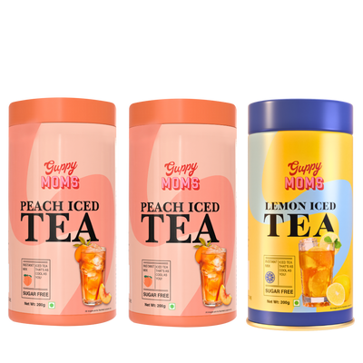 Peach and Lemon Iced Tea Combo